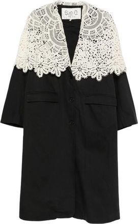Sea New York Alina Lace-collar Coat