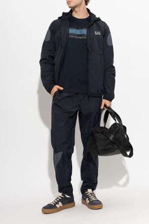 Emporio Armani Set: Jacket And Trousers, Mens, Navy Blue
