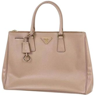 Prada Bolso Tote Vintage Pre-owned - Pre-owned - Mujer - Beige - ONE SIZE