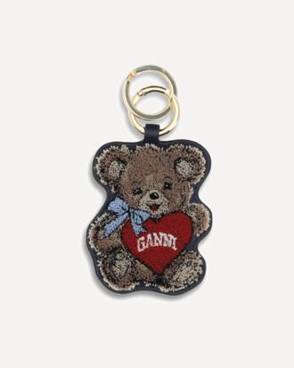 Ganni Teddy bear Keyring Female UNI