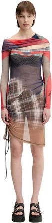 Ottolinger Vestido Corto de Malla con Hombros Descubiertos - Dresses - Mujer - Multicolor - S