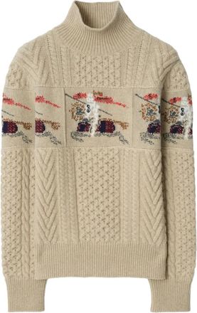 Burberry Maglione EKD Aran - Toni neutri