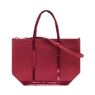 Vanessa Bruno Canvas S Zipped Cabas Tote - female - Vanessa Bruno - Handbags - Red - ONE SIZE - Bags