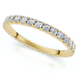 Pompeii3 5/8Ct Diamond Eternity Wedding Ring 14k Gold or Platinum Lab Grown