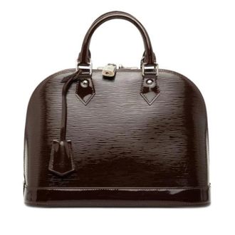 Louis Vuitton Pre-owned Alma PM - Dames - Pre-owned - Paars - Maat: ONE Size Leer
