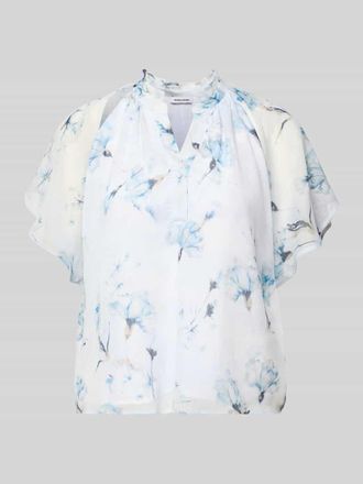 More & More More & More Blusentop mit Schmetterlings&auml;rmeln in Hellblau, Gr&ouml;&szlig;e 34