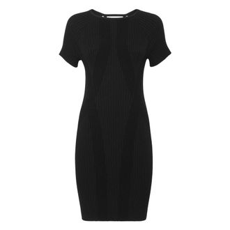 Philipp Plein Kleedjes, Dames, Zwart, L, Polyester, T-Shirt Jurk