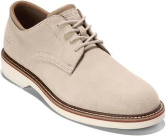 Cole Haan American Classics Montrose Plain Toe Derby in Light Sesame Suede/birch Beige at Nordstrom, Size 10.5