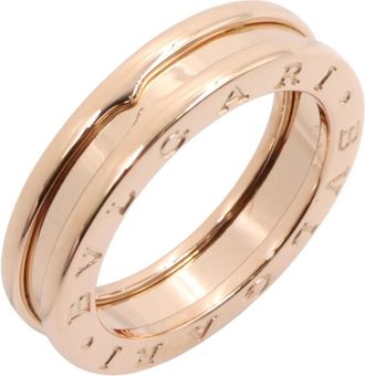 Bulgari Gold Pink Gold (18K) Band Ring (Pre-Owned)