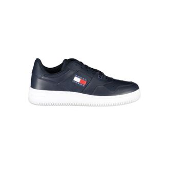Tommy Hilfiger Blauwe Leren Heren Sneakers