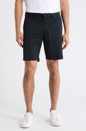 Theory Zaine Stretch Cotton Chino Shorts in Black at Nordstrom Rack, Size 40
