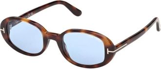 Tom Ford Iggy Zonnebrillen - Dames - Zonnebrillen - Bruin - 49 MM - Accessoires