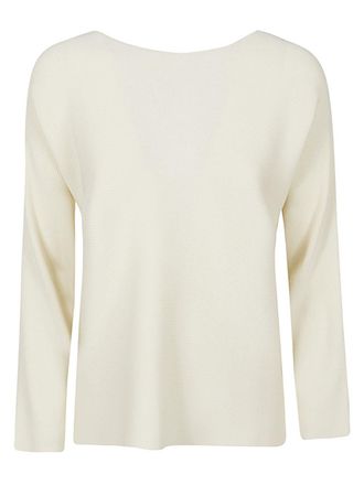 Liviana Conti Womens Ribbed Viscose Sweater