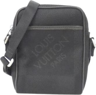 Louis Vuitton Pre-owned Cross Body Bags, female, Black, Size: ONE SIZE Pre-owned Damier Canvas Shoulder Bag