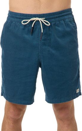 O'Neill OG Corduroy Drawstring Shorts in Blue Fusion at Nordstrom, Size Xx-Large