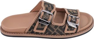 Fendi Ff Flat Sandals