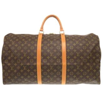 Louis Vuitton Pre-owned borse a mano di tela - - Pre-owned - Uomo - Marrone - ONE SIZE