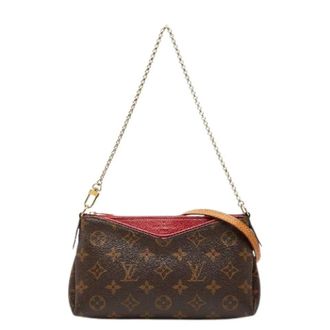 Louis Vuitton Pre-owned Vintage Canvas Clutch - Dames - Pre-owned - Bruin - Maat: ONE Size