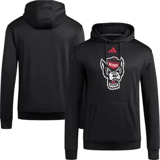 adidas Mens adidas Black NC State Wolfpack Locker Logo Fleece Pullover Hoodie at Nordstrom, Size Xx-Large