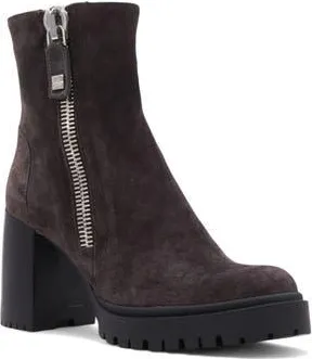 Aquatalia Emma Weatherproof Platform Bootie in Anthracite Suede at Nordstrom Rack, Size 10