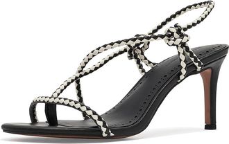 Rebecca Minkoff Jayce Womens Dress Sandals Black/Off White : 6.5 M, Leather