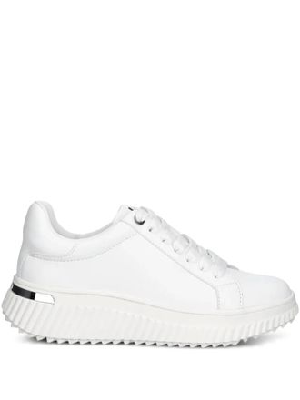 DKNY lace-up sneakers - White