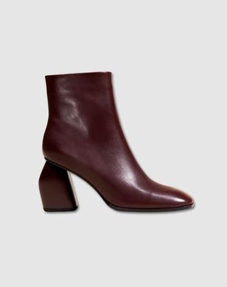 Mi-Mai Rams High Heel Ankle Boot in Burgundy at Nordstrom, Size 10