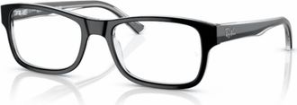 Ray-Ban Unisex Rx5268 Glasses In Black Crystal