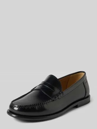 HUGO BOSS Loafer aus echtem Rindsleder Modell TEVAN in Black, Gr&ouml;&szlig;e 41