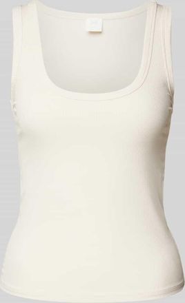 Marella Tanktop in Ripp-Optik Modell SCOPPIO in Weiss, Gr&ouml;&szlig;e L