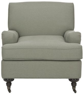 Safavieh Silla de acento en madera de abedul gris