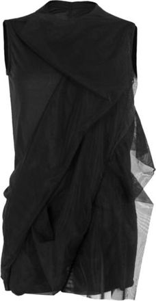 Rick Owens Black Lilies Tank Top Size M