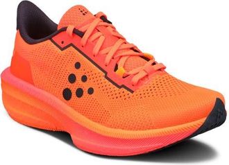 Craft Endurance 3 Running Shoe in Shock/Orange at Nordstrom, Size 11.5