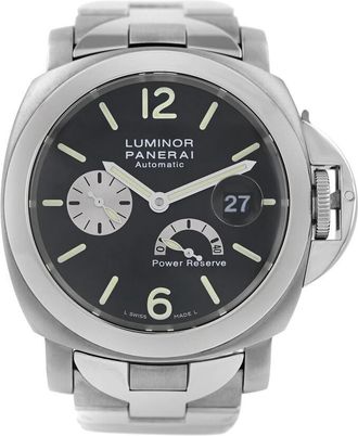 Officine Panerai Pre-owned Panerai Luminor Power Reserve Automatic Black Dial Mens Watch PAM00171
