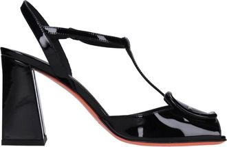 Santoni Dames, Schoenen, Zwart, Maat: 41 EU Leer