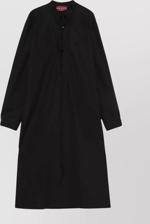 Gucci mini dress with long sleeves and belted waist