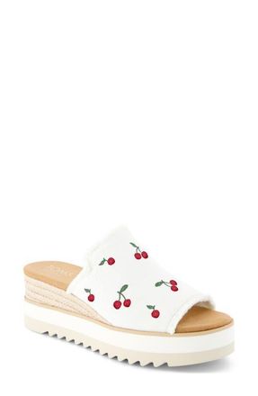 Toms Diana Mule Sandal in Natural at Nordstrom, Size 7.5