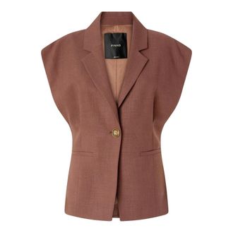 Pinko Pinko, Dames, Jassen, Bruin, Maat: M Katoen
