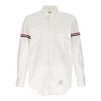 Thom Browne Heren, Overhemden, Wit, Maat: XL Katoen