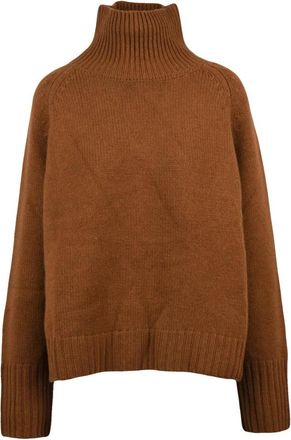 Be You Turtleneck Trui - Dames - Coltruien - Bruin - S - Kasjmier - Truien & Vesten
