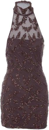 Aniye By Diabolic Chocolate Brown Uma Turtle Dress