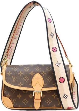 Louis Vuitton Pre-owned Vintage Monogram Shoulder Bag - Dames - Vintage Schoudertas - Bruin - ONE Size - Vintage
