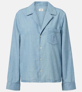 Saint Laurent Cassandre denim shirt