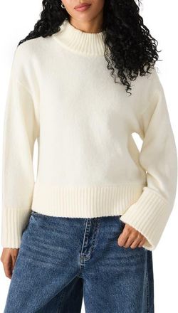 Steve Madden Ivi Mock Neck Sweater in Cream at Nordstrom, Size X-Small