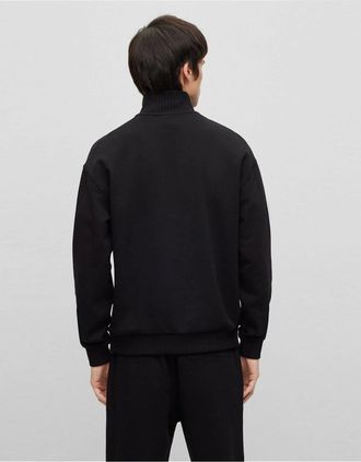 HUGO BOSS Mens Dangula Short Sleeve Polo Shirt - Black - Size: 40