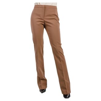 Pinko Straight Trousers, female, Beige, Size: M Straight Trousers