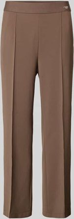 Cambio Cambio Straight Fit Stoffhose mit Ziernaht Modell Cameron in Hazel, Gr&ouml;&szlig;e 32
