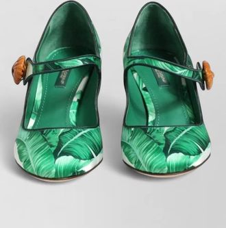 Dolce & Gabbana silk mary jane pumps
