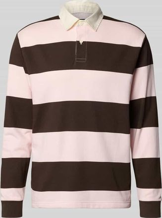 Mc Neal Poloshirt mit kurzer Knopfleiste in Hellrosa, Gr&ouml;&szlig;e XXXL