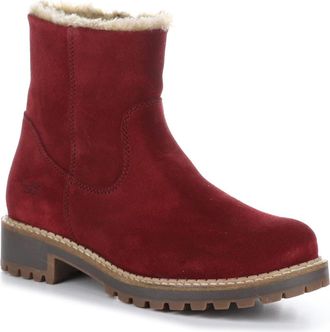 Bos. & Co. Calib Waterproof Bootie in Sangria Suede/fantar at Nordstrom Rack, Size 5.5Us / 36Eu